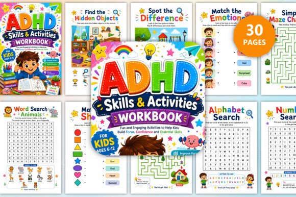 ADHD Skills & Activities Workbook