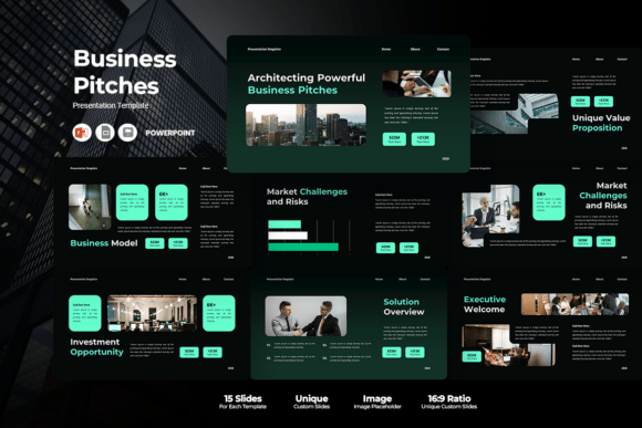 Business Pitches - PowerPoint Template