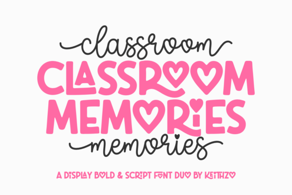 Classroom Memories Display Font By Keithzo (7NTypes)