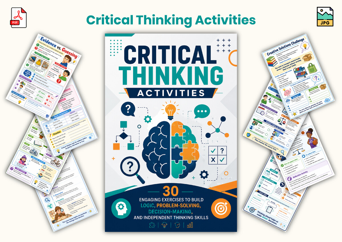 Critical Thinking Activities Graphic by KDPLab · Creative Fabrica