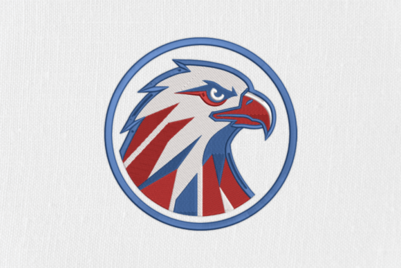 Eagle Head Logo Embroidery