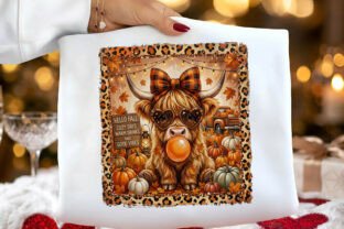 Fall Autumn Highland Cow PNG Graphic by Creative Community · Creative ...
