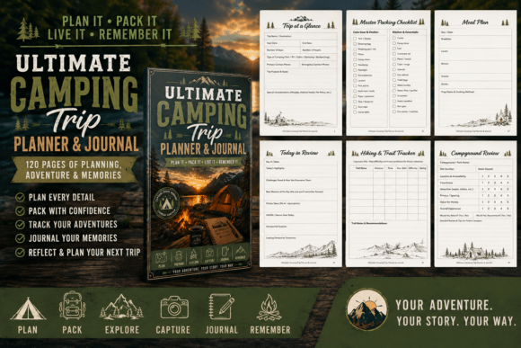 Ultimate Camping Trip Planner & Journal