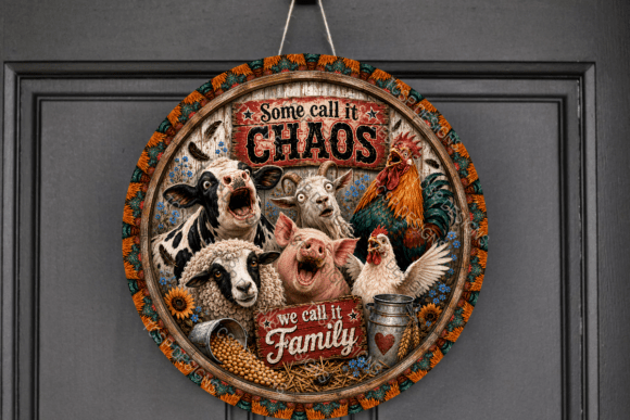 We Call It Family Door Sign