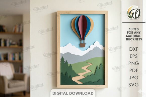 3D Paper Layered Artworks Bundle — photo 4