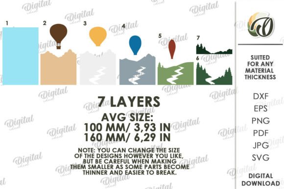 3D Paper Layered Artworks Bundle — photo 5