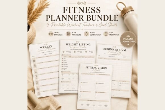 Beginner Fitness Planner Bundle