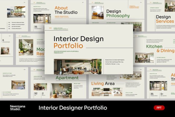 Beige Minimal Interior Design PPT
