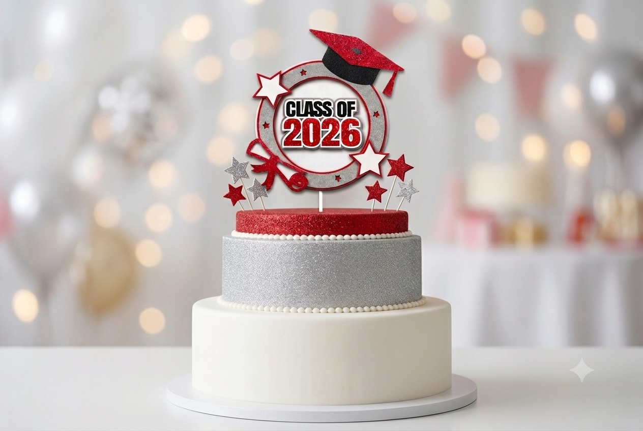 Class of 2026 Cake Topper SVG · Creative Fabrica