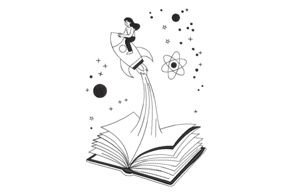 Girl Rocket Book