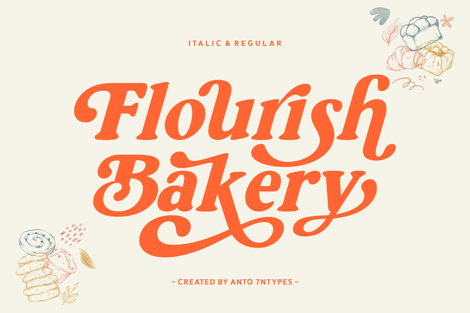 Lemon and Orange Font - photo 3