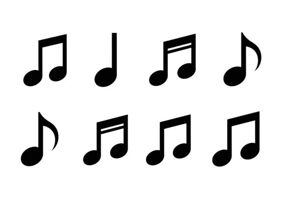 Musical Notes Icons SVG & PNG