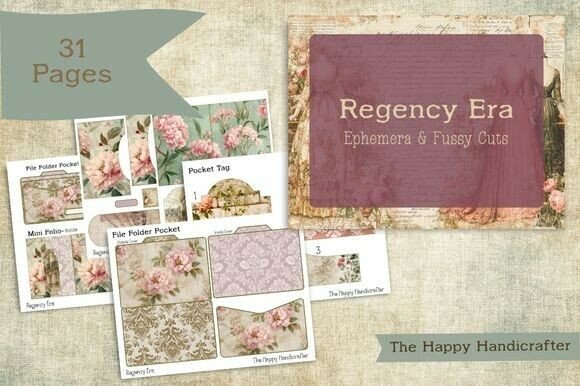 Regency Era Ephemera & Fussy Cuts