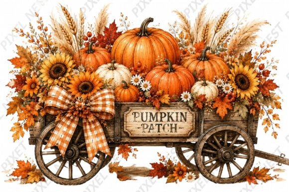 Retro Fall PNG Design Graphic Illustrations By Pixel Nest