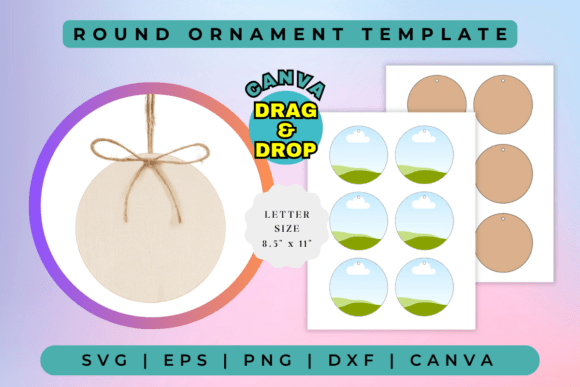 Round Ornament Template