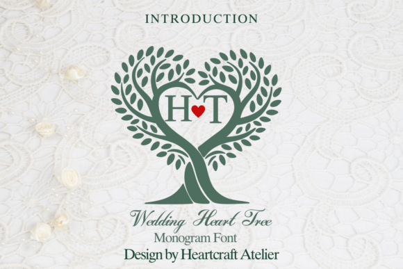 Preview specimen of Wedding Heart Tree decorative font