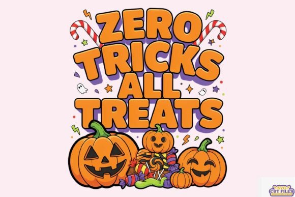 Zero Tricks All Treats Png Halloween