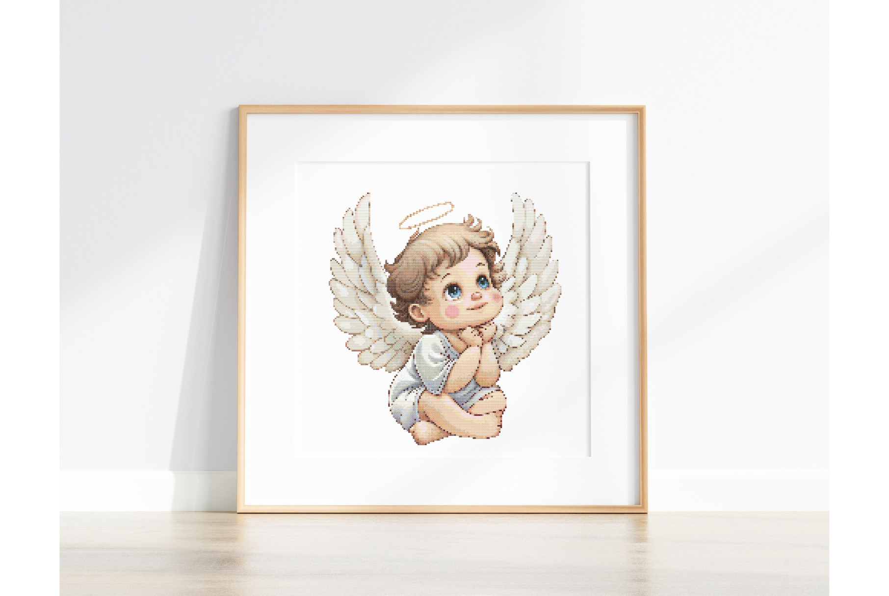 Baby Angel Cross Stitch Pattern