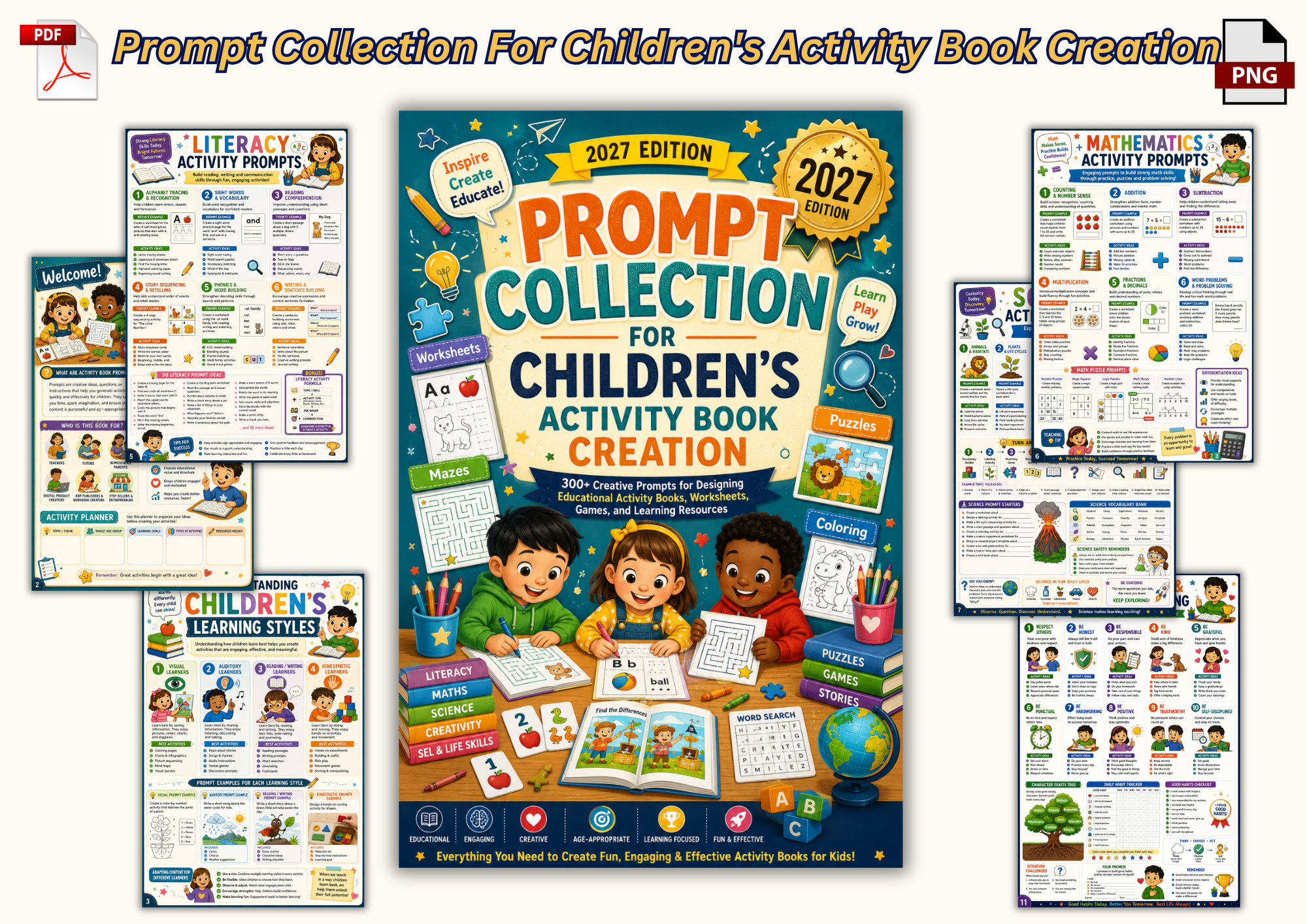 Children's Activity Book Creation
