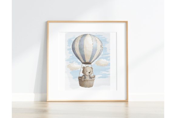 Cute Bear Cross Stitch Pattern