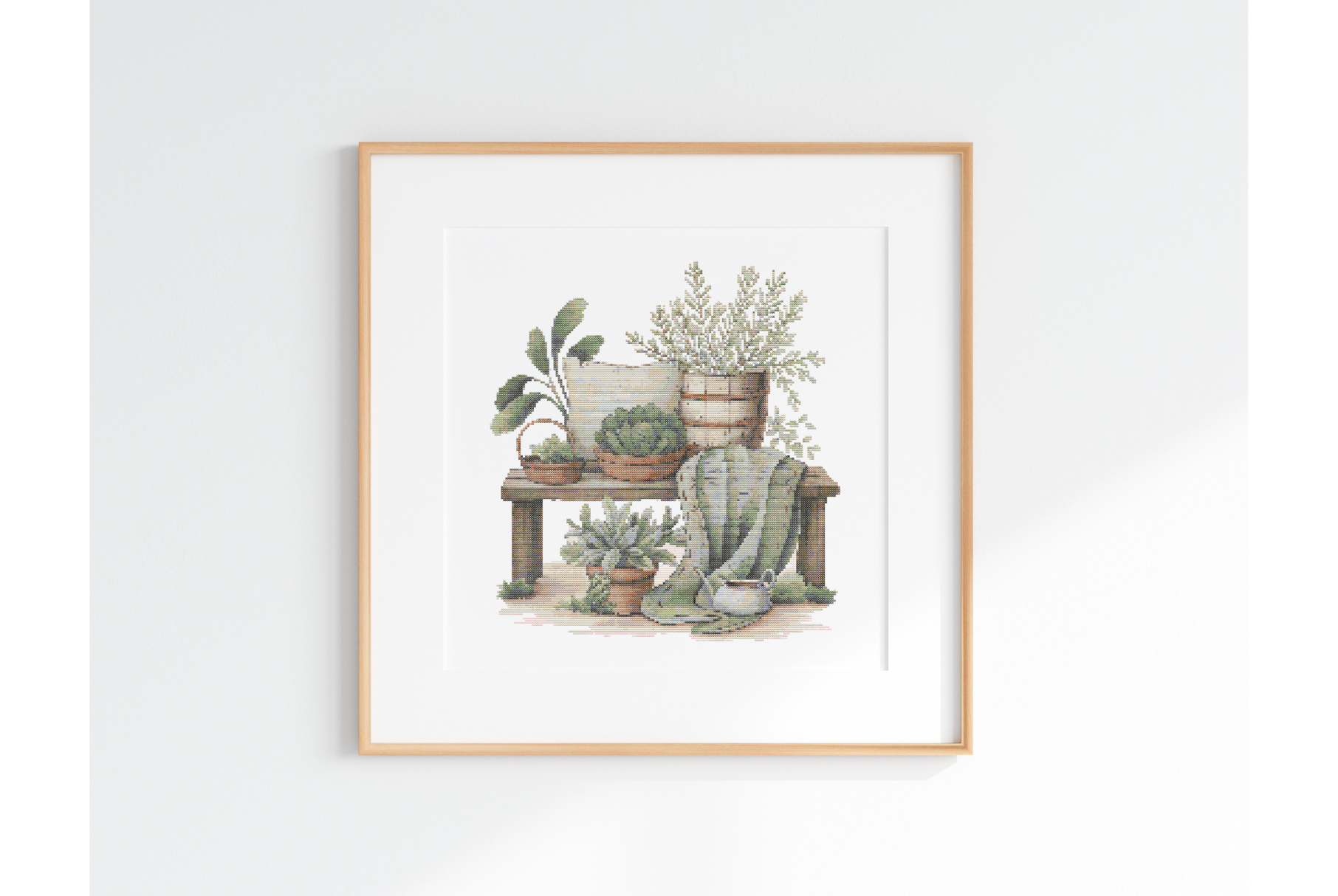 House Plants Cross Stitch Pattern