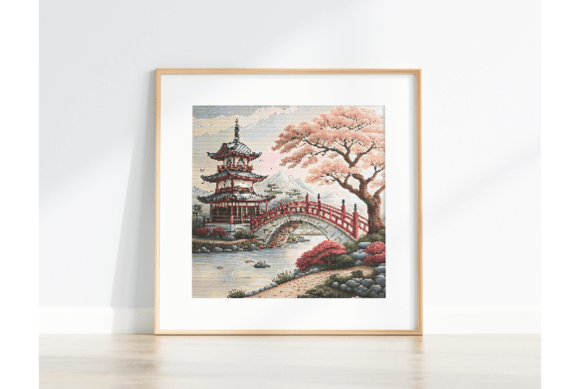 Japanese Cross Stitch Pattern PDF