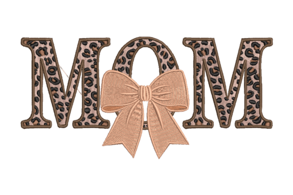 Leopard MOM with Bow