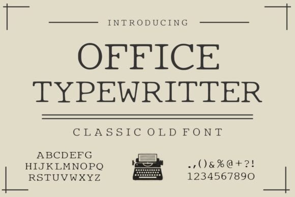 Office Typewriter