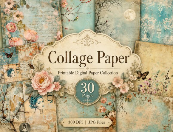 Preview of Pastel Grunge Paper Backgrounds