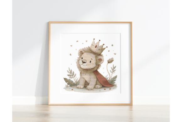 Safari Lion Cross Stitch Chart