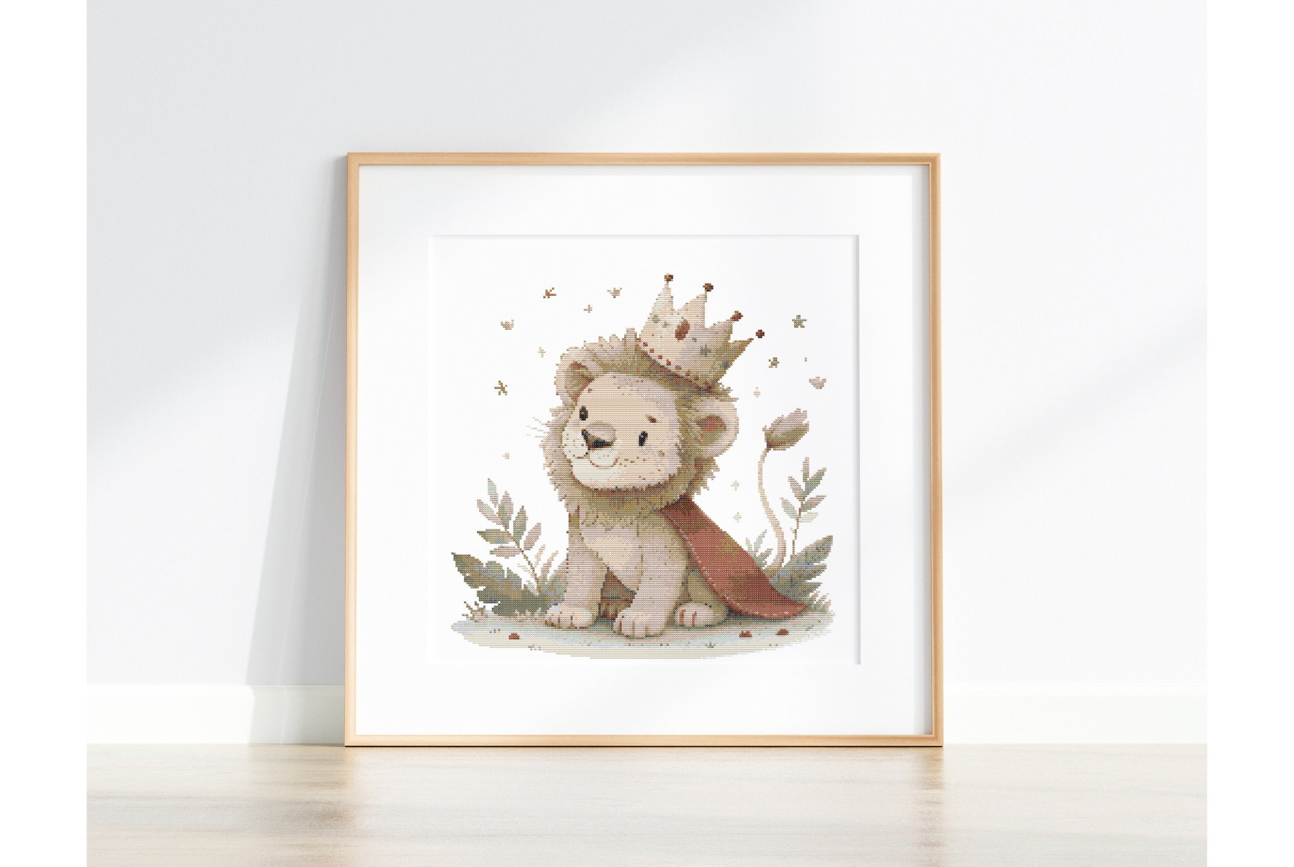 Safari Lion Cross Stitch Chart
