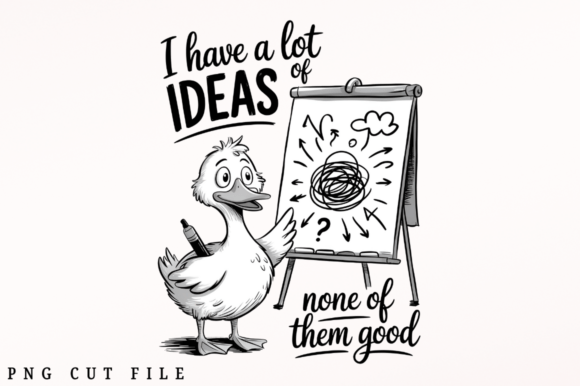Sarcastic Office Quote Funny Goose PNG D Graphic by SvgDesignStudio ...
