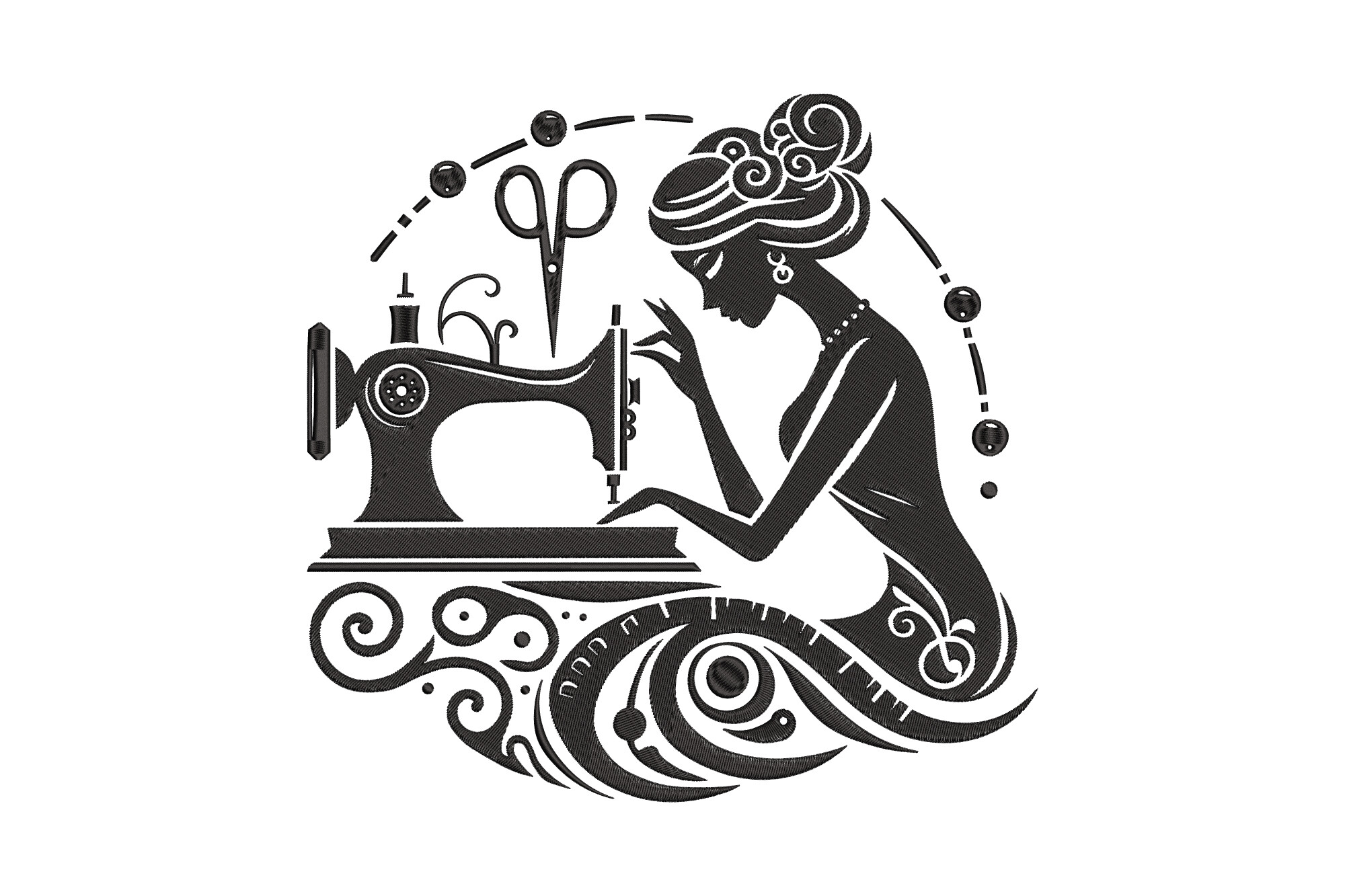 Sewing Girl