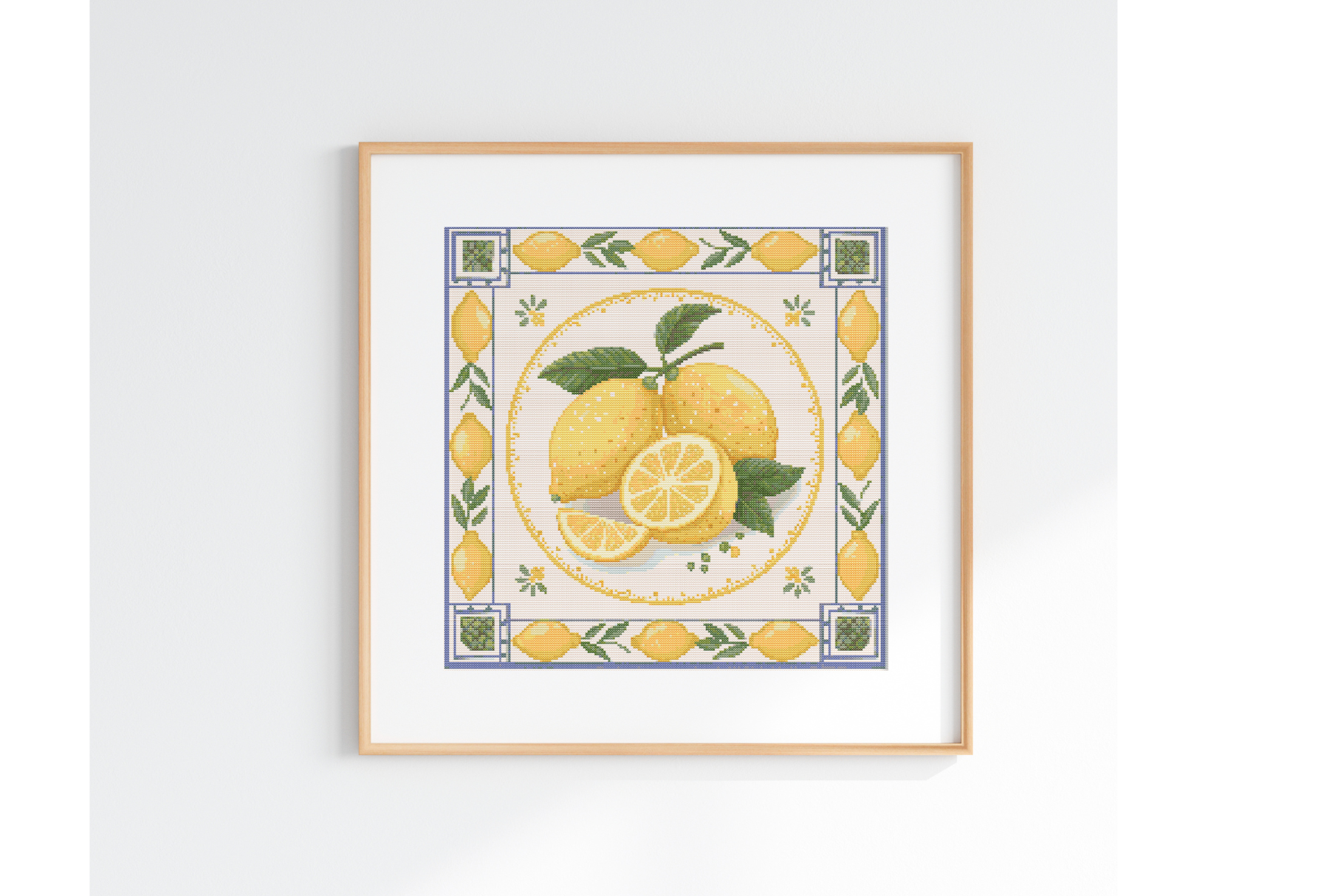Sicilian Lemon Cross Stitch Pattern