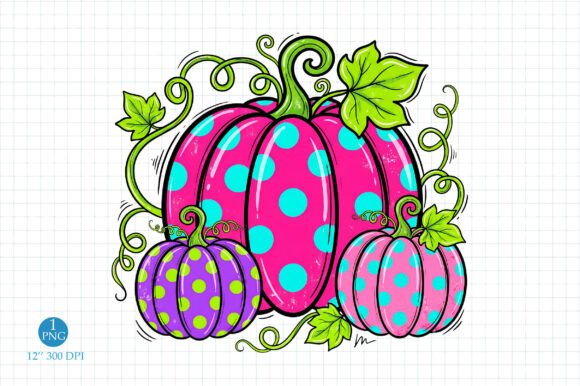 Thanksgiving Pumpkins Sublimation PNG