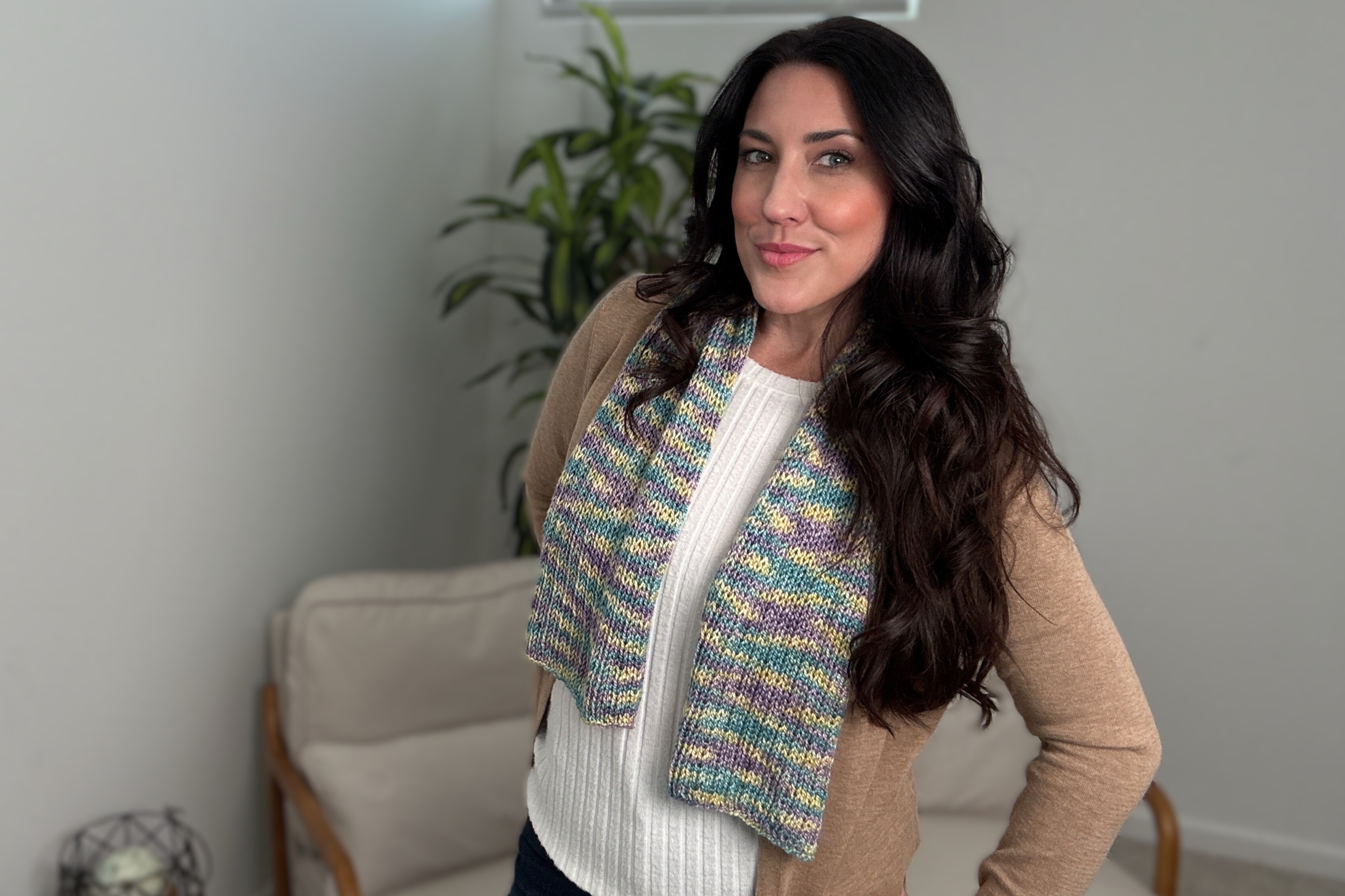 Timeless Threads Knit Scarf