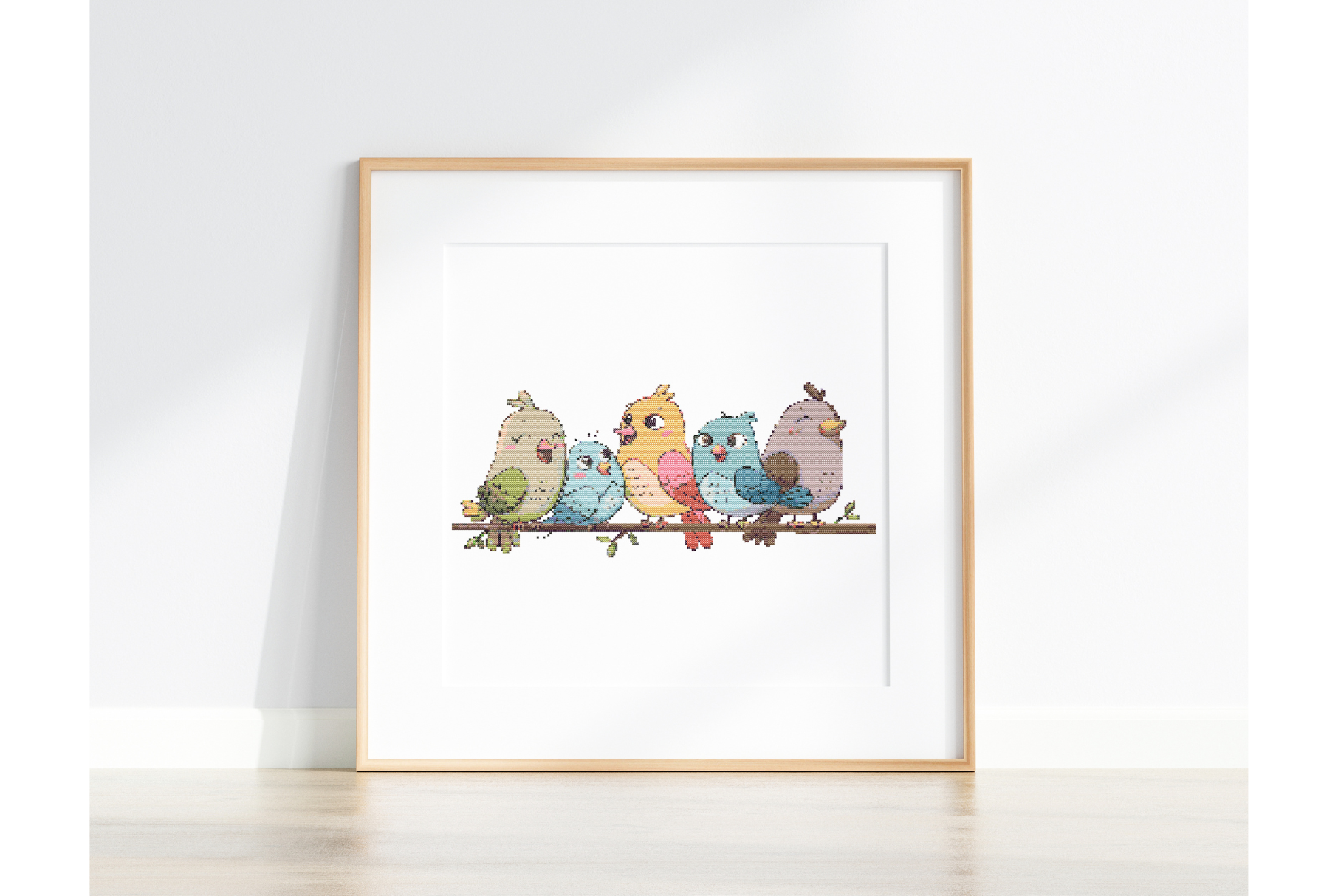 Whimsical Bird Cross Stitch Pattern