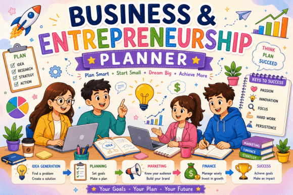 12 Business & Entrepreneurship Planners