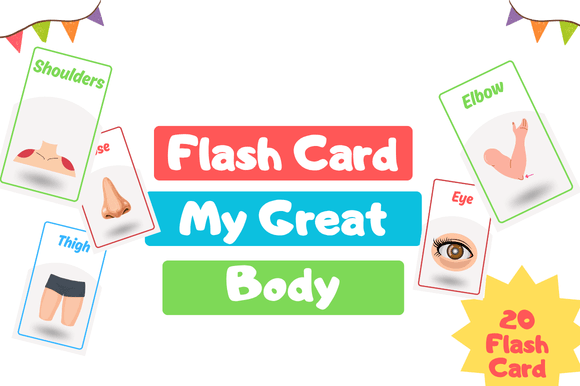 My Great Body Flash Cards for Learning