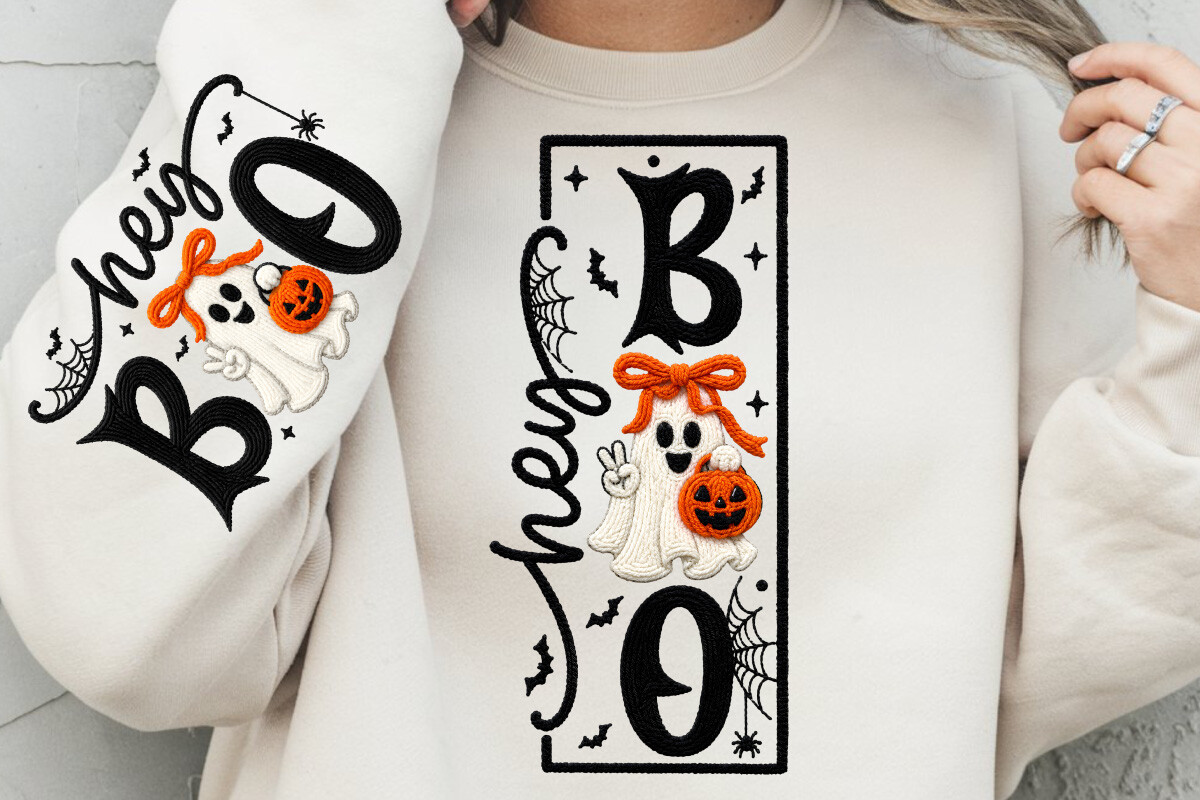 Hey Boo PNG, Halloween PNG, Boo PNG