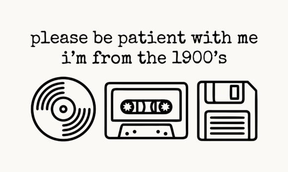 Preview of I'm from the 1900s Funny Sarcastic PNG T-shirt, sticker, and sublimation design