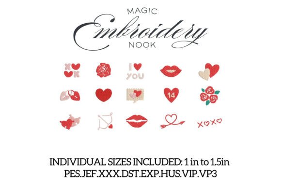 Mini Valentines Bundle X 13 Designs