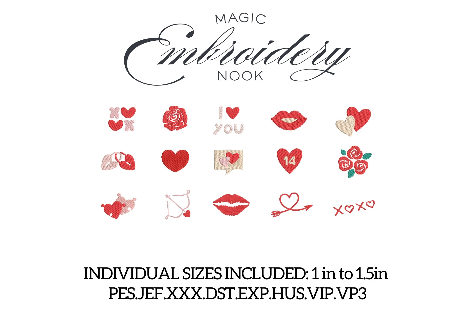 Mini Valentines Bundle X 13 Designs