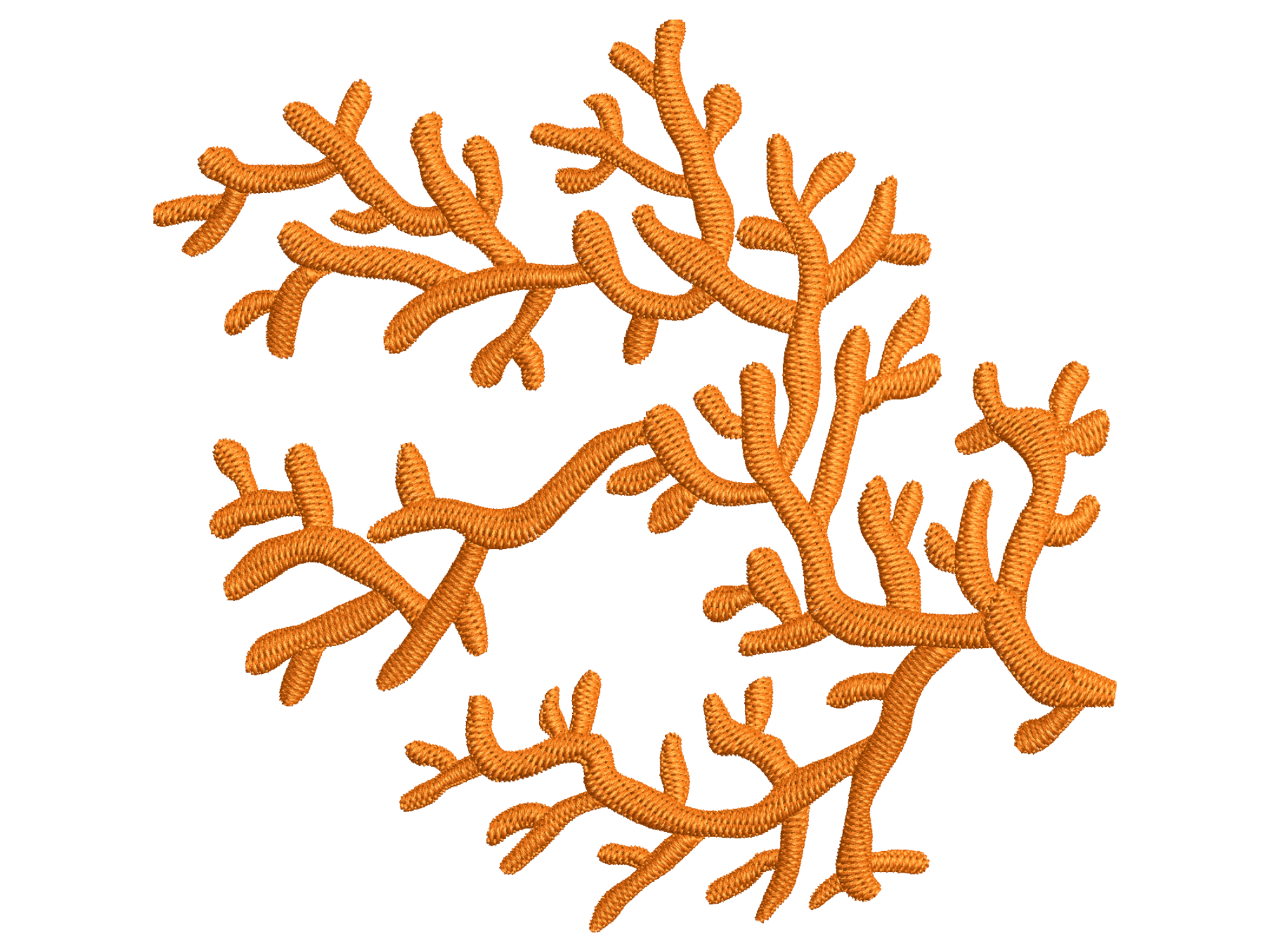 Natural Branching Coral Reef Machine Emb