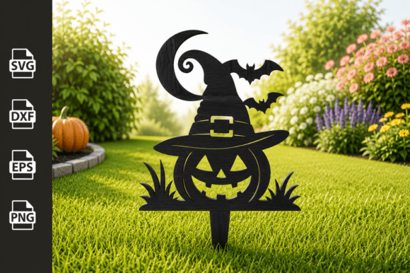 Pumpkin Garden Stakes Laser Cut Files