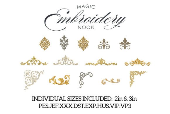 Small Ornate Monogram Bundle X 15 Design