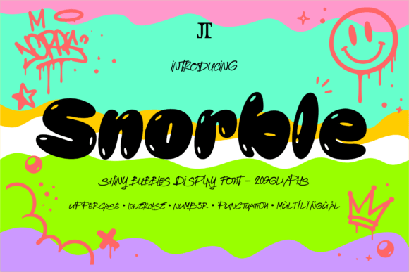Snorble Font - Bubble Lettering Fonts