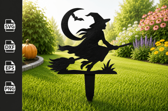Witch Garden Stakes Laser Cut Files