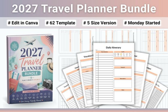 ✈️ 2027 Travel Planner Bundle