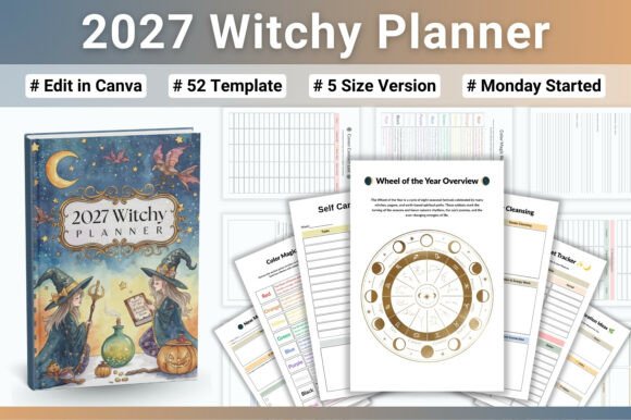 🔮 2027 Witchy Planner